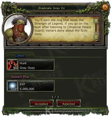 Eradicate Gray Oz görev penceresi: istenenler ve ödüller