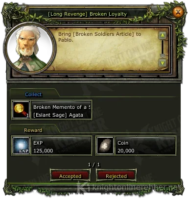 [Long Revenge] Broken Loyalty görev penceresi: istenenler ve ödüller