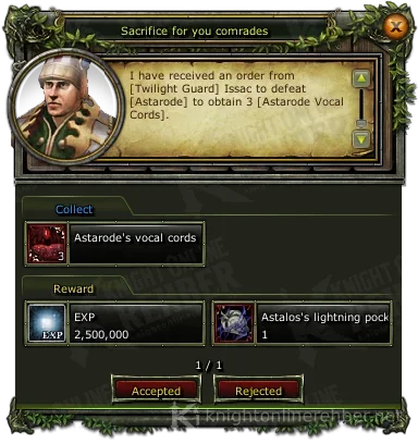 Sacrifice for you comrades görev penceresi: istenenler ve ödüller